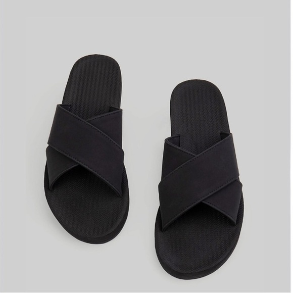 Indosole x Madewell - NIB Cross Slide Sandals Shoes Sz 10/11 - Picture 1 of 12